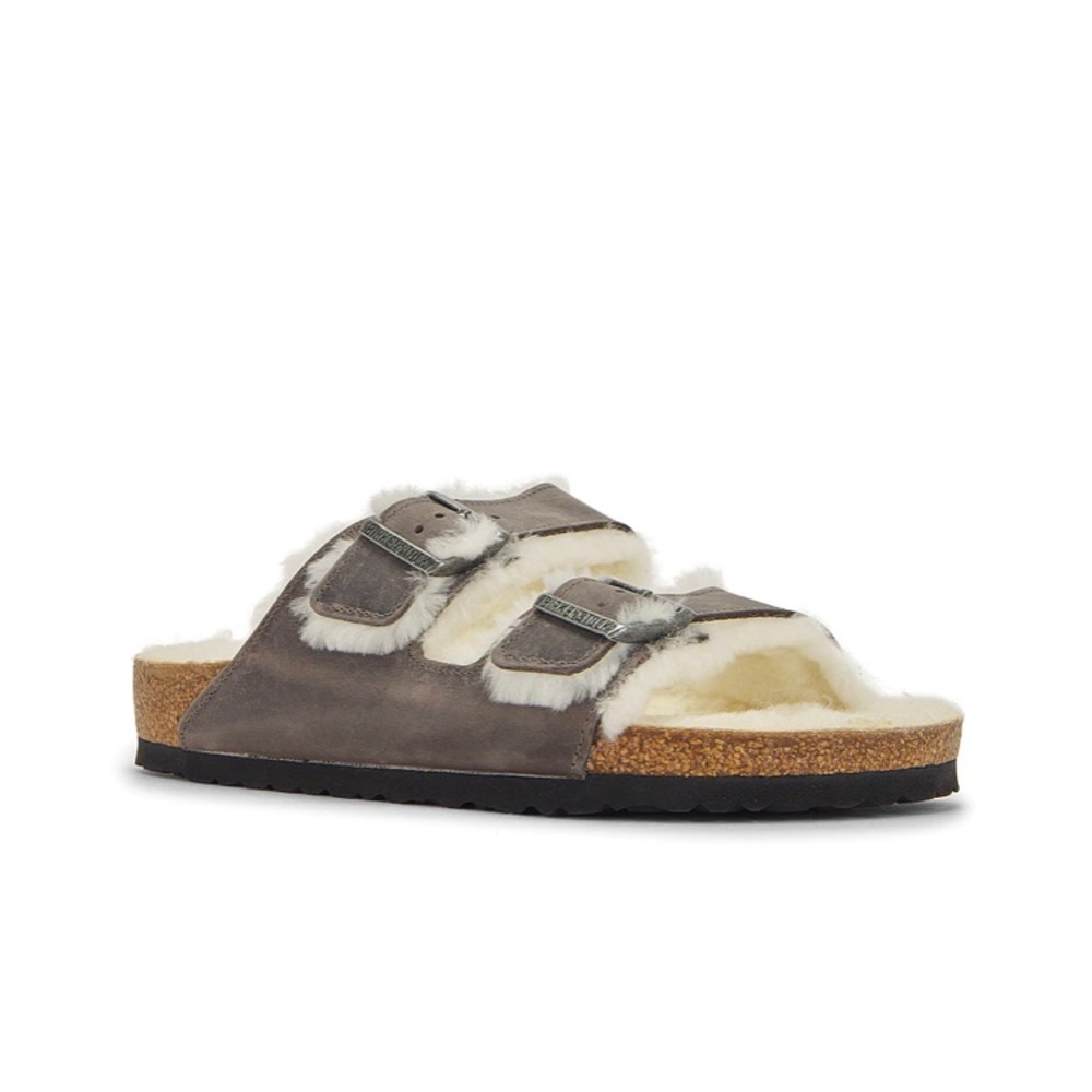 Birkenstock Arizona Shearling size 13 Gray